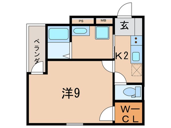 フジパレス西宮北口Ⅱ番館の物件間取画像